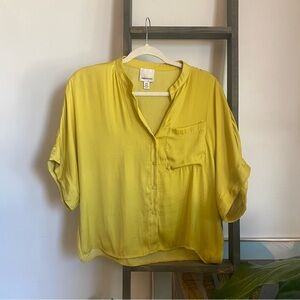 Mustard Button-Down Shirt